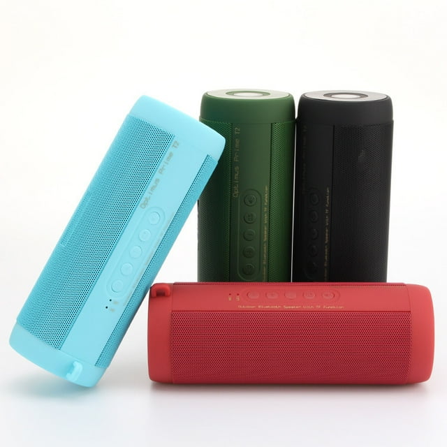 ziyahihome T2 Bluetooth Speaker Outdoor Waterproof Bluetooth Speaker Super Bass Wireless Speaker Portable Wireless Column Loudspeakers Mini Smart Phone Loudspeakers