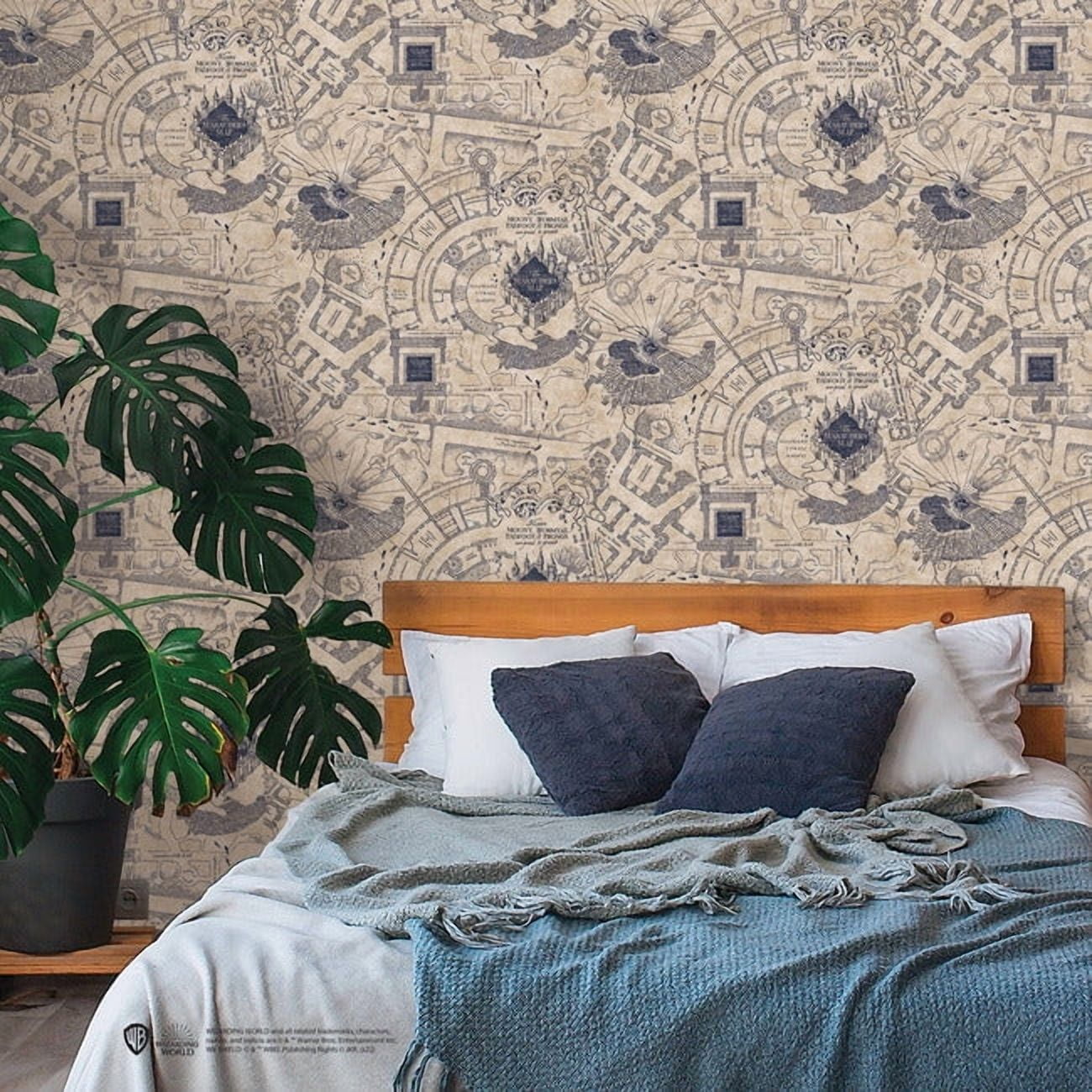 Harry Potter Marauder's Map Peel & Stick Wallpaper
