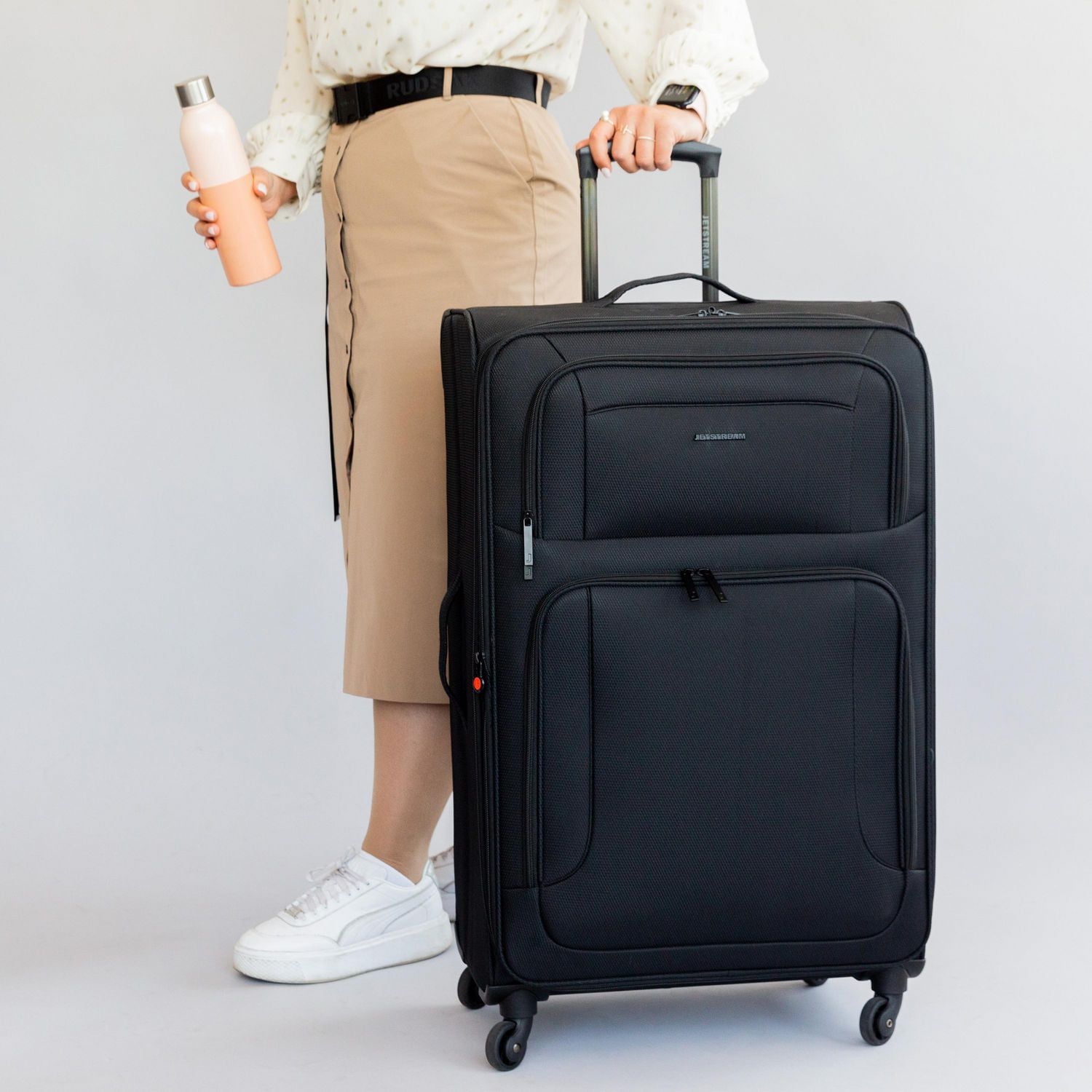 Valise Souple de 28 pouces JetStream Grande Valise de Voyage à roulettes extensible