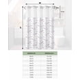 thumbnail image 6 of No Hook Shower Curtain with Snap in Liner, Purple Butterfly Lavender Bud Printing Hotel Shower Curtains for Bathroom, Washable Shower Curtain Liner Set with Mesh Top Window, 72"x72", 6 of 6