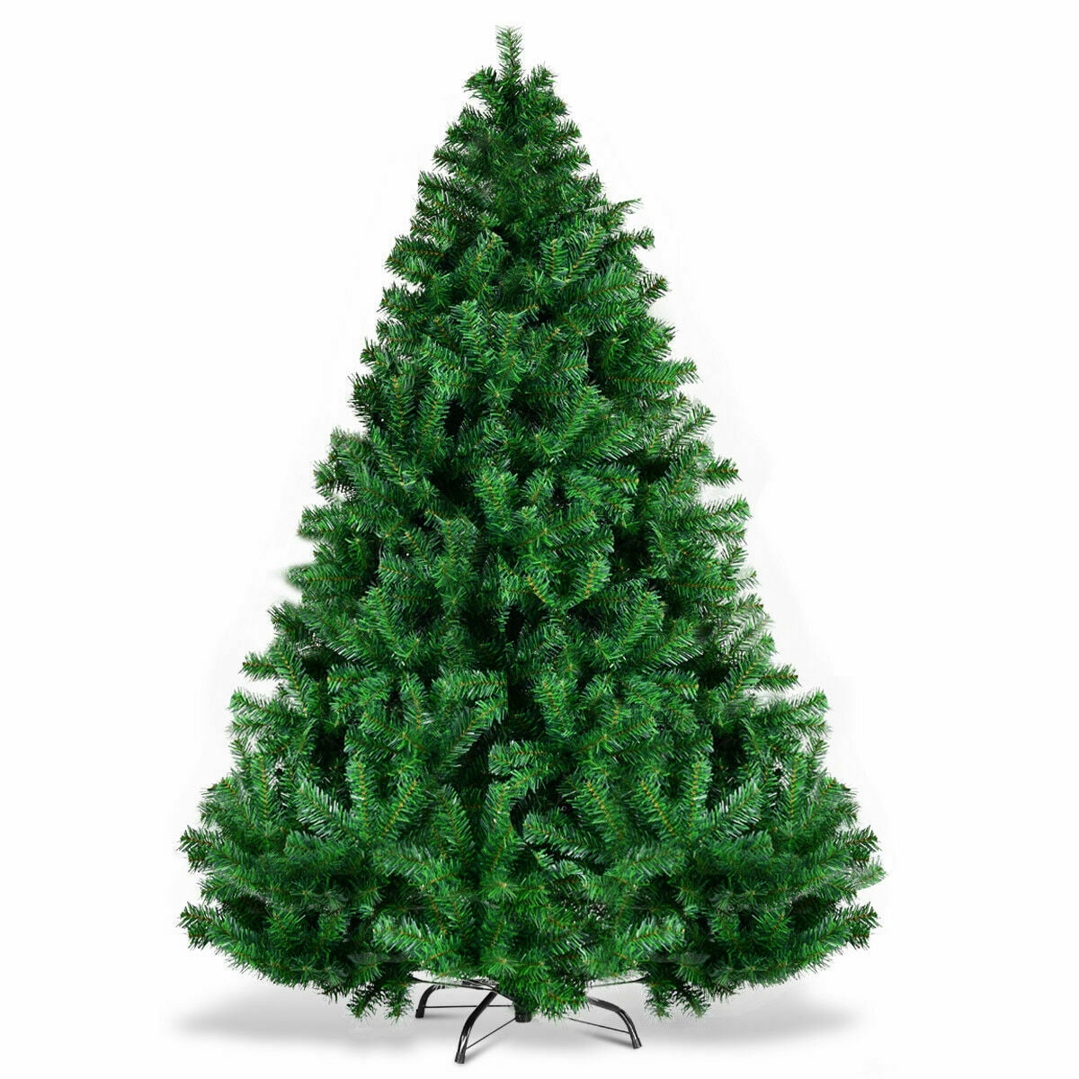 6FT Christmas Tree PVC Artificial 1000 Tips Premium Hinged w/ Metal