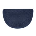 thumbnail image 1 of Loghot Polypropylene Half Round Pure Color Doormat Non Slip Semicircle Door Mat for Bedroom Toilet Kitchen Entryway (Small, Dark Blue), 1 of 1
