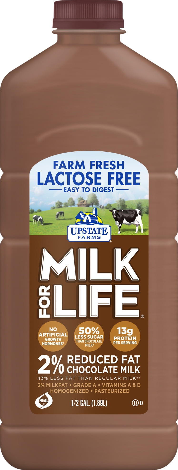 Upstate Farms Uf Mfl Lactfr Lf Choc Hg