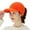 Orange, variant on Womens Sun Visor Hat Womens Winter Beanie Hat Warm Knitted Hats Cap With Visor Stretchy Keep Warm Solid Color Autumn Winter Women Sports Cap For Outdoor Womens Visor Hats
