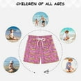 thumbnail image 6 of FORMRS Boys Swim Trunks Quick Dry Mesh Liner Boardshorts Sizes XS-XL, Pink Doughnuts, 6 of 7