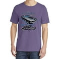 thumbnail image 2 of Wild Bobby, Classic Ford Mustang Mach 1 A Little Horseplay, Cars and Trucks, Garment-Dyed Washed Look Short Sleeve Tees, Purple, Large, 2 of 3