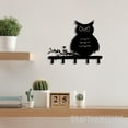 thumbnail image 2 of Craftnamesign Custom Owl Metal Key Holder, Owl Decor Key Holder, Metal Coat Rack, Metal Key Hanger, 2 of 5