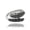 Silver Black Stone Beauty, variant on Mens Titanium Steel Snake Ring Polished Band Geometric Design Silver White Stone Ring Fashion Jewelry Gift Now