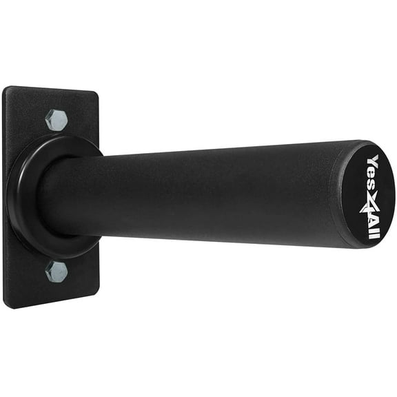 Yes4All Wall Mounted Weight Plate Holder - Fit 2inch Olympic Weight Plates, Protective Rubber Pad