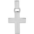 thumbnail image 1 of 14K White Gold Modern Cross Pendant (40 X 20.4) Made In United States k365, 1 of 6