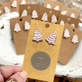 thumbnail image 2 of Pendientes Bonitos Foohvr Forma de Árbol de Navidad Para Mujeres y Niñas, 2 of 5