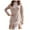 Khaki-06, variant on Perfectbot Women's Bodycon Sweater Dress - Mock Neck Long Sleeve Fringe Hem Mini Dresses Vacation Outfit