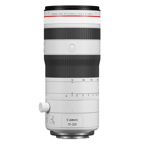 Canon RF 70-200mm f2.8 L IS USM Z Hybrid Telephoto Zoom Lens with Iris Ring and Nano USM Motors (White)