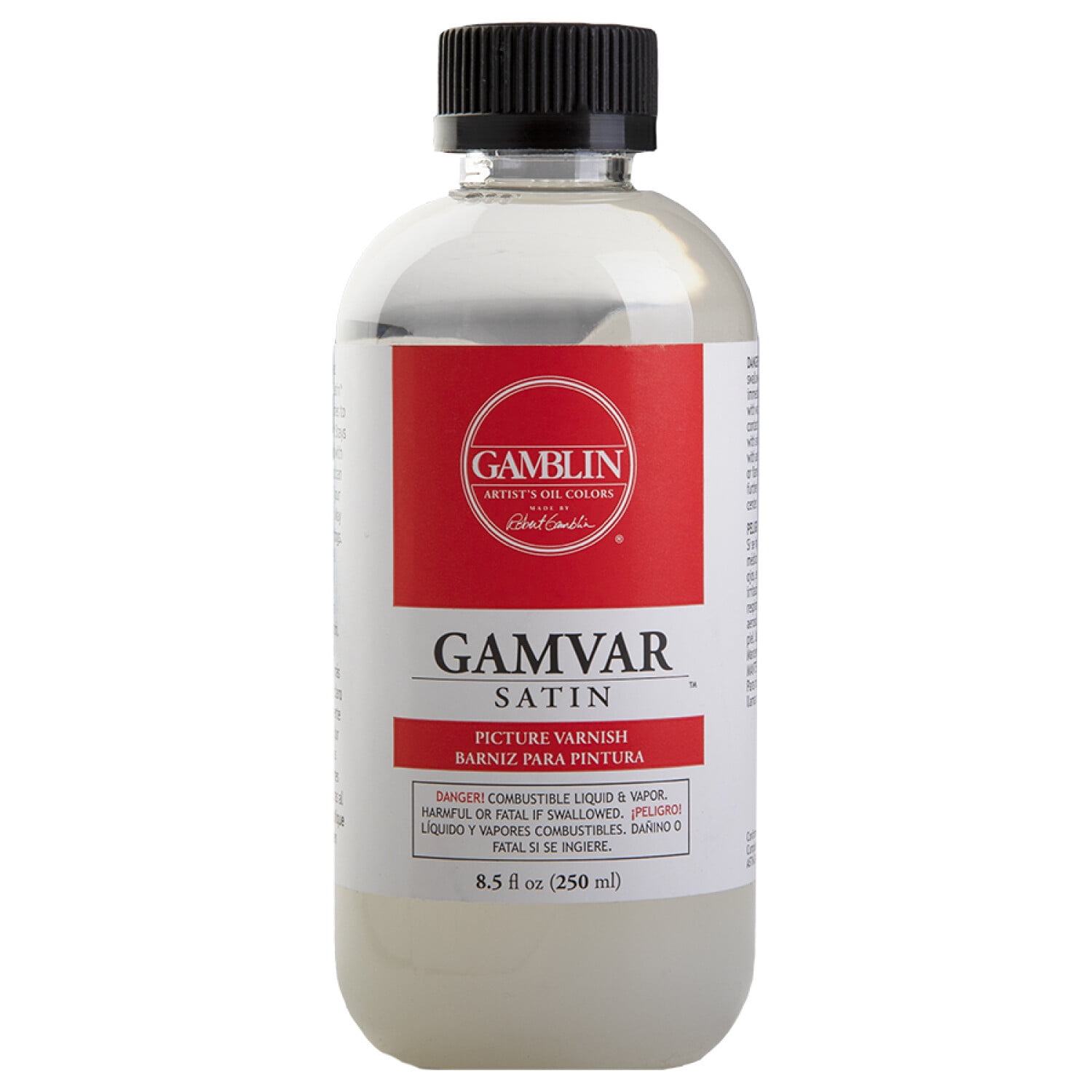 Gamblin Gamvar Satin Picture Varnish 8.5Fl Oz White