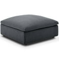 thumbnail image 4 of Modern Contemporary Urban Design Living Room Lounge Club Lobby Sectional Sofa Set, Fabric, Grey Gray, 4 of 7