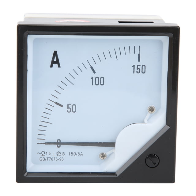 Medidor 6L2 150A/5A AC Puntero Amperímetro Panel Analógico Medidor De Corriente Panel De Aguja Amperímetro
