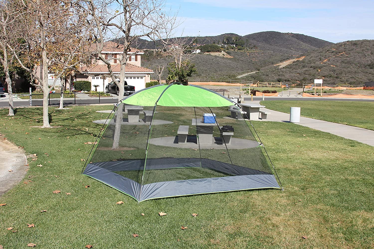 Caravan Canopy Sports 10' x 10' Screen House Shelter, Lime