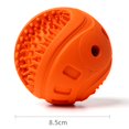 thumbnail image 2 of Dog Chew Ball Rubber: Bouncy Interactive Dog Squeaky Ball Puppy Toothbrush Toy, 2 of 5