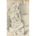 thumbnail image 2 of Paul Cézanne 13x18 Gold Ornate Wood Frame and Double Matted Museum Art Print Titled - Sketch of Anatomical Sculpture (1881/84), 2 of 4