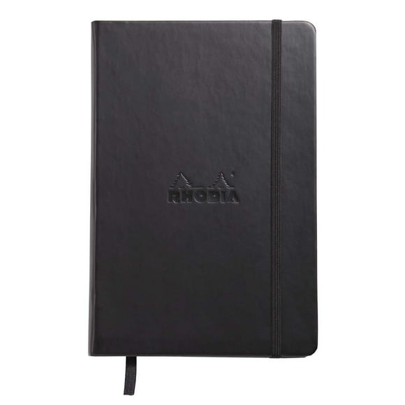 Libreta Rhodia Webnotebook A5 rayada en negro