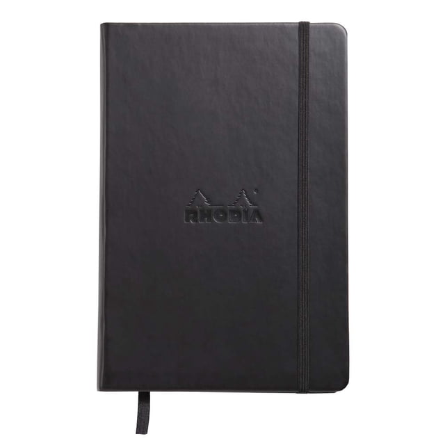 Libreta Rhodia Webnotebook A5 rayada en negro