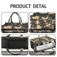 thumbnail image 4 of Large Capacity Tote Bag,Jungle Camo Irregular Shapes Pattern Handbag Fashion Luxury Tote Bag,15.7"x13"x 5.1" Inches,Laptop Compatible, 4 of 6