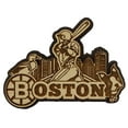 thumbnail image 2 of Boston Wood Engraved Wooden Fridge Magnet Souvenir Gift, 2 of 5