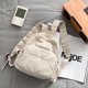 thumbnail image 3 of LHSHID Small Corduroy Backpack Purse for Women Vintage Mini Fashion Casual Aesthetic Backpack, Green, 3 of 9