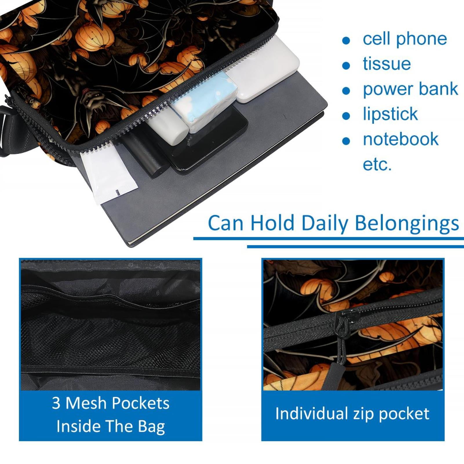 Halloween bats Running Belt Fanny Packs Waist Packs with Extension Strap Unisex Lightweight Adjustable