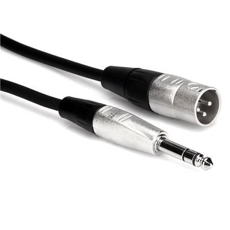 Hosa HSX-015 15 Foot Rean 1/4" TRS-XLR-3 Male Balanced Inter-Connect Cable