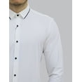 thumbnail image 2 of Camisa Lisa Barabas Corte Slim Fit Manga Larga, 2 of 4