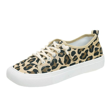 

Christmas Fashion Spring And Summer Women Casual Shoes Canvas Flat Solid Color Simple Style Lace Up Shoes