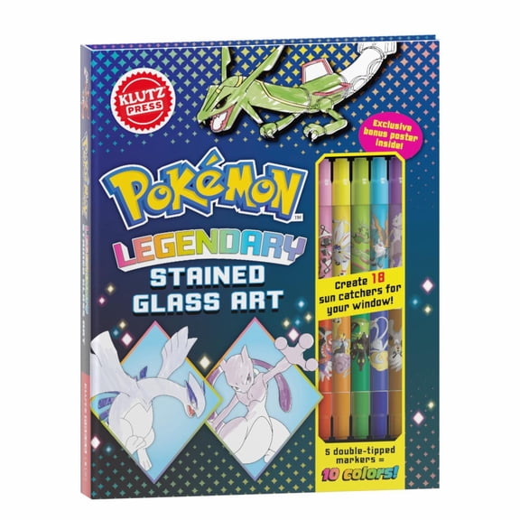 Pokémon Legendary Stained Glass, 42 pages (Hardcover)