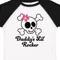 thumbnail image 4 of Inktastic Daddy's Little Rocker Skull Girls Toddler T-Shirt, 4 of 5