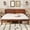 Reddish Brown, variant on UHOMEPRO Queen Solid Wood Platform Bed with Rattan Headboard, Farmhouse Boho Bed Frame, Under Bed Storage, No Box Spring Needed, Natural Wood