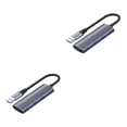 thumbnail image 1 of Methold Hub USB USB2.0 USB3.0 Divisor de computadora Dock Adaptador de carga de teléfono portátil de viaje para el hogar Tablet PC Notebook USB USB 2piezas, 1 of 5