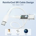 thumbnail image 4 of i Phone 17 16 15 Charger Fast Charging 2 Pack 20W USB C Charger Block Type C Chargers 6FT Cord Wall Phone Chargers Compatible with iPhone 17/16/15 Pro Max/Plus/S25 Case, 4 of 4