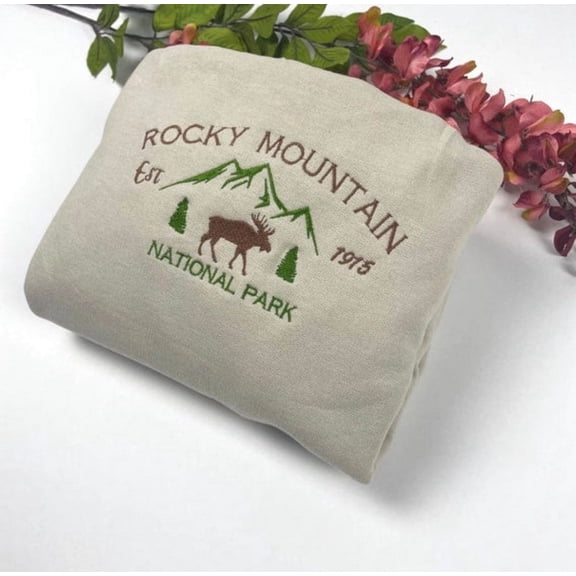 Rocky Mountain National Park Embroidered Shirt