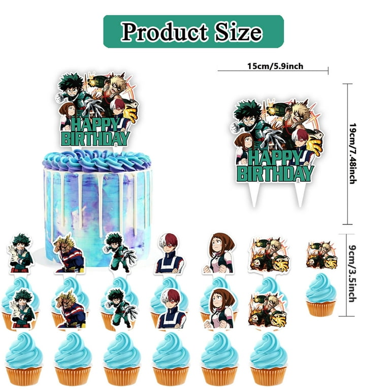 My Hero Academia – Decorazioni Compleanno – Palloncini, Striscione E Topper Per Torta - 6