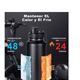 thumbnail image 3 of Termo Acero Inoxidable Botella Agua Deportiva Topon 1000ml Xtellar negro, 3 of 3