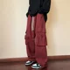 thumbnail image 2 of Pantalones Cargo para Hombre Pantalones Negros Holgados Pantalones Emo Hip Hop Hombre Rectos Y2k Nuevos En Harajuku Multibolsillos Anchos Vintage Trabajo Largos, 2 of 5