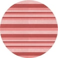 thumbnail image 1 of Ahgly Company Machine Washable Indoor Round Transitional Pastel Pink Area Rugs, 6' Round, 1 of 7