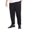 thumbnail image 5 of Champion Big and Tall Joggers for Men – Mens Lightweight Jersey Workout Pants Black, 5 of 6