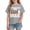 Gray E, variant on WRKEKC Boys T-Shirts Short Sleeve Round Neck Print Soft Cotton Tops with First Day of School Pattern for Kids Daily Wear 3-10 Years