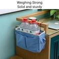 thumbnail image 4 of Bedside Hanging Storage Caddy Bag, Multi-Function Caddy for Headboards Bunk Beds Dorm Rooms Book Phone Magazine Holder, 4 of 7