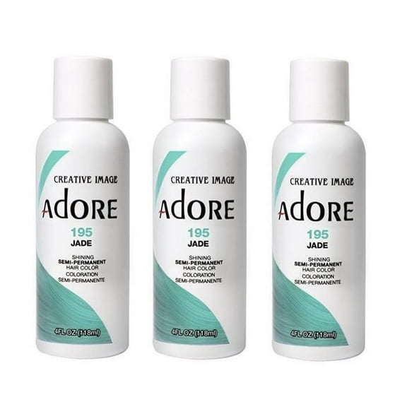 [3 PACK] Creative Images Systems Adore Semi-Permanent Hair Color [#195 JADE] * BEAUTY TALK LA *