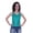 Turquoise Green, variant on Moomaya Sparkle Sequin V-Neck Top For Women Adjustable Camisole Sexy Tanktop