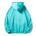 thumbnail image 3 of IROINNID Plain Hoodies Pullover Comfy Hooded Top Round Neck Long Sleeve Pullover Solid Color Sweatshirts Blouse ,Green, 3 of 3