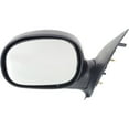 thumbnail image 4 of For 97-02 F150 Pickup Truck Rear View Mirror Manual Black/Chrome Cap Left Side, 4 of 5