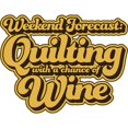 thumbnail image 3 of CafePress - Quilting With A Chance Of - 15 oz Ceramic Large White Novelty Mug, 3 of 4